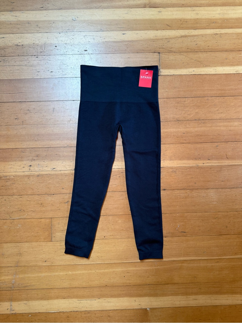 Spanx Navy Seamless Sculpt Leggings Size XS